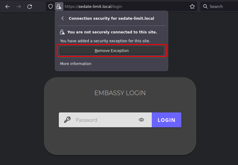 Firefox - Remove security exception (Part 2)