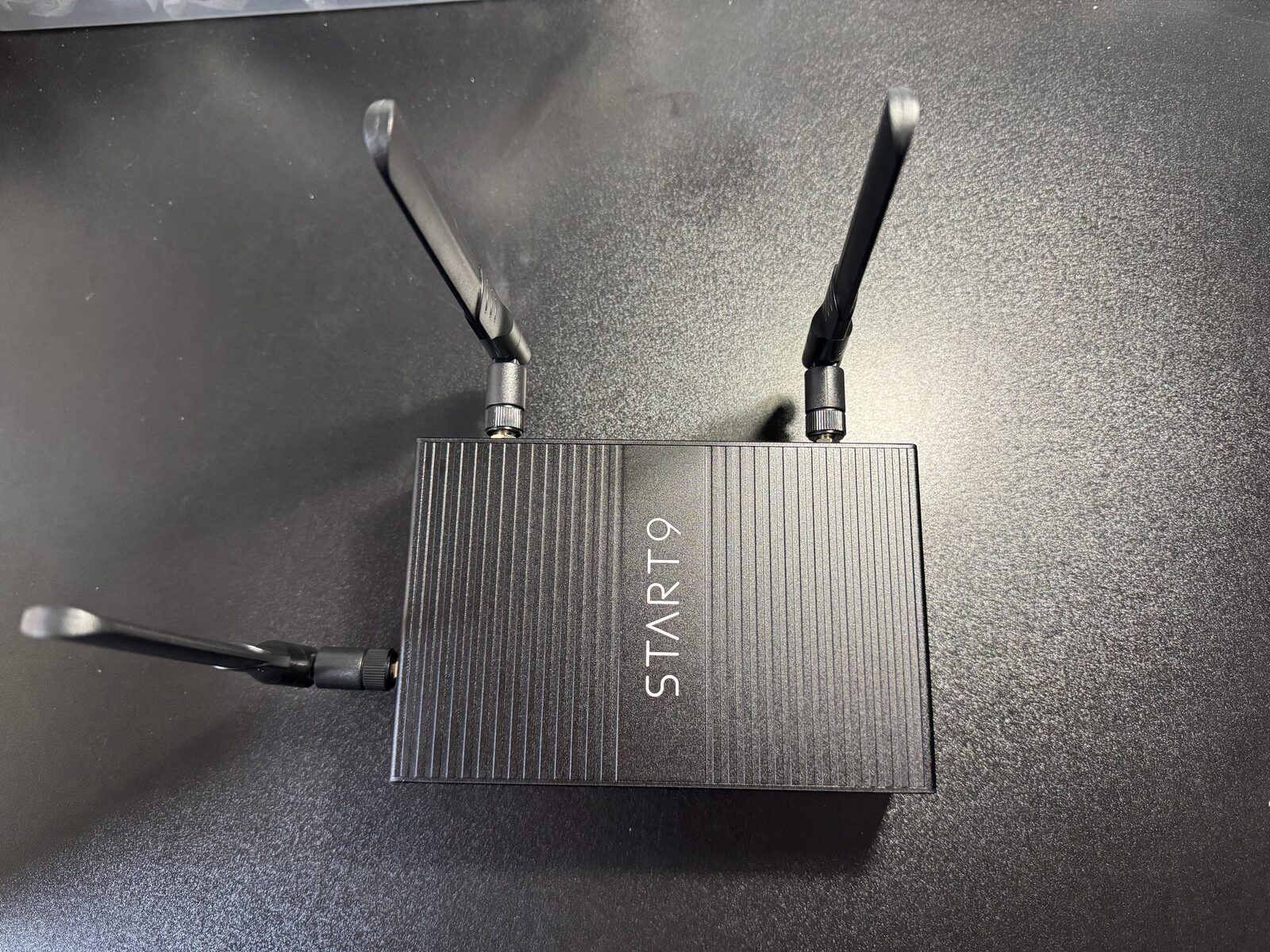 The finished router with its antennas attached